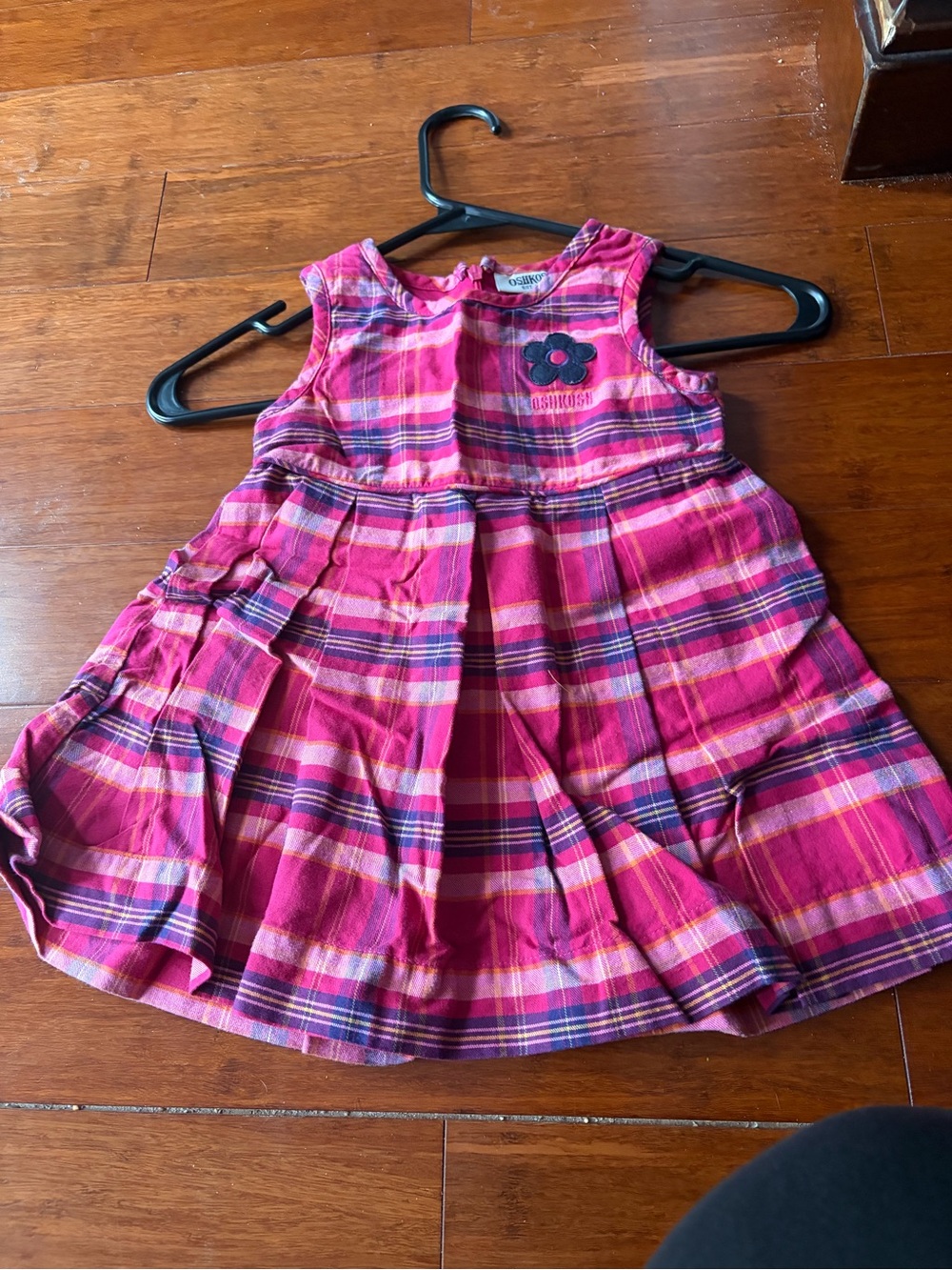 Vintage OshKosh Dress Girls Size 3T  Pink sleeveless